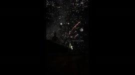 Glasgow Fireworks From Our Roof Top