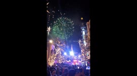 Christmas fireworks