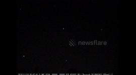 Amateur astronomer films extraordinary moment meteor exploded over his home