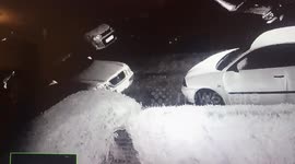 Car being set on fire