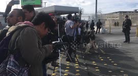 US border patrol run security exercise at US-Mexico border on Thanksgiving Day
