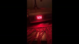 Possessed clock goes crazy
