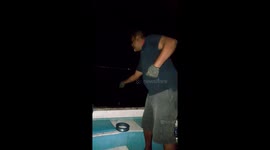 Night fishing in Maldives