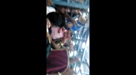 India local train, Gede to Kolkata CROWDY . Sep.20,2018