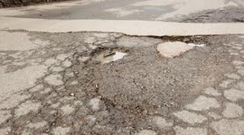 Russian Submarine in Pothole