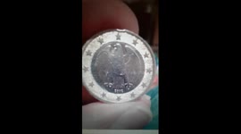 1 euro Germany spinning stars.Very rare.