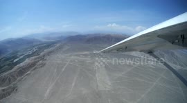 Full Nazca Lines desert flight Peru