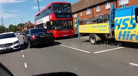 London police chasing bike