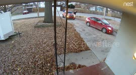 Wife crashes into husband's car before they've even left the driveway