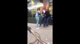 Two Men Fighting Outside Lowestoft McDonalds