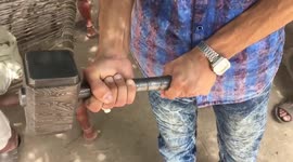 CUSTOM HANDMADE Damascus STEEL hammer Thor