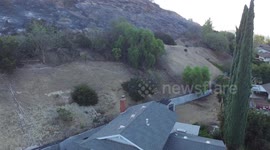 Woolsey fire damage at my house in Thousand Oaks. The day after.