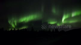 Amazing Aurora Borealis shoot in 4K near Labrador city