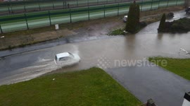 Unwetter am 03.12.2018 in Bad Soden-Salmünster (Germany)