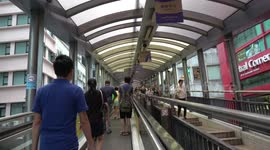 The world's longest escalator is in Hong Kong