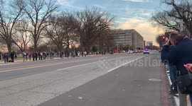 The Bush family arrives at the US Capitol