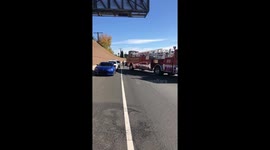 Crash on 405 Los Angeles