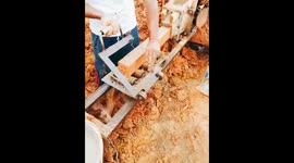 modern brick making machine//mesin pembuat batu bata moderen