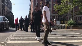 A LATINO WOMAN GOT STRUCK IN THE DAYLIGHT IN MANHATTAN