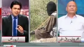 TV viewers left startled after a ball of fire hit a news anchor during a live debate on a news channel in Pakistan