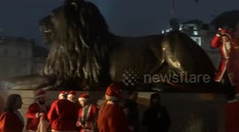 Christmas coming home! Santacon, London, 2018