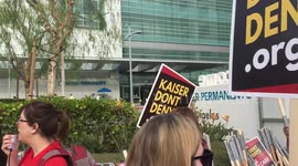 Kaiser strike in Los Angeles