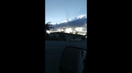 Ufo sun rise beautiful