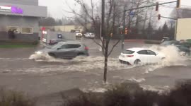 Streets flooded as heavy rains pound Metro Vancouver