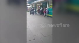 Women brawl outside a Poundland store over a FIDGET SPINNER