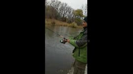 Fishing by the river