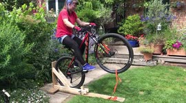 Girl's hilarious fail on wheelie cheat device sends her back into a hedge