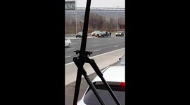 Brink truck crash on NJ Rt 3