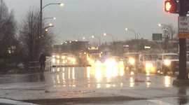 Streets Begin To Flood! Coquitlam Dec 13 2018