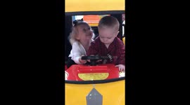 Cousins Enjoying a Ride