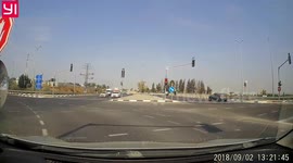 driver goes the wrong side highway entry