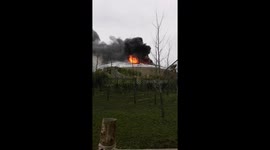 Visitor to Chester Zoo films scene of blaze
