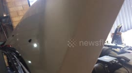 Beep Beep... wife jumps out of her skin