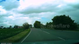 Near miss with Police car