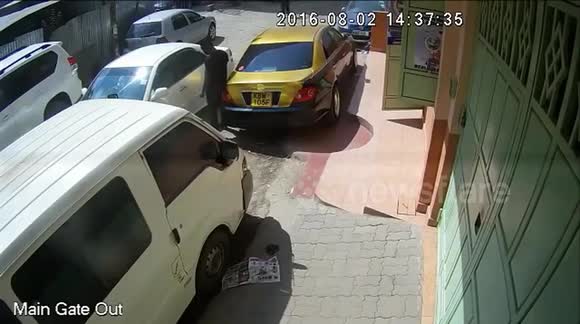 CAUGHT ON SURVEILLANCE STEALING