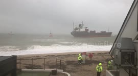 Russian Cargo ship aground off Falmouth