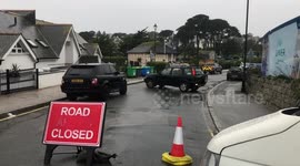 Ship aground in Falmouth