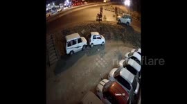 Bus makes stunning U-turn and rolls on its own after head-on collision with truck