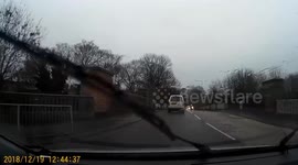 Mobility scooter idiot on the road