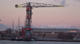 Amsterdam crane is converted into luxury hotel