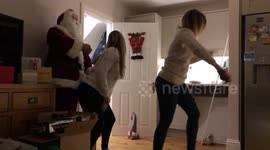 Father Christmas dance