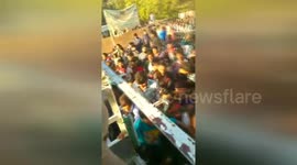 Shocking Leopard rescued from Court Premises in India