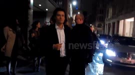 Orlando Bloom departs The Hobbit afterparty in London