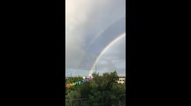 DOUBLE RAINBOW (in the Caribbean)