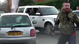 Shocking footage shows violence breaking out at Boxing Day hunt