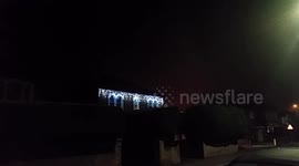 Mystery Red Glow In Sky